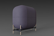 Big capsule chair sofa, a 3D by NojskaAksjon (Thumbnail 4 of 21)