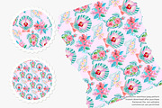 Coastal Coquette Seamless Pattern, a Pattern Graphic by Pink Studio Art (Thumbnail 2 of 4)