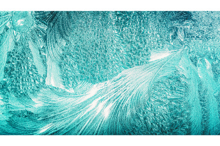 Blue Frosty Glass Ice Background, an Abstract Photo by Our Amazing World