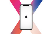 Apple iPhone X mockups (PSD+AI), an iPhone Mockup by voin_Sveta (Thumbnail 3 of 8)