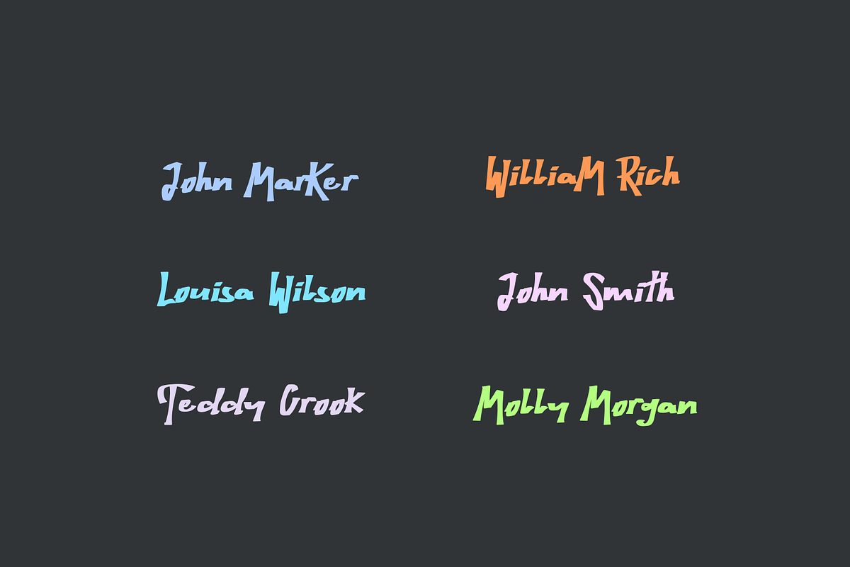 Roasthink, a Font by Mozyen Studio (Photo 2 of 7)