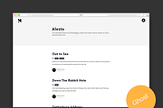 Alesto - The Minimalist Ghost Theme, a Websites & App Template by Pozi Design (Thumbnail 1 of 8)