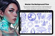 250 Japanese Tattoo Procreate Stamps, a Brush Add-On by Selentaori Studio (Thumbnail 9 of 11)