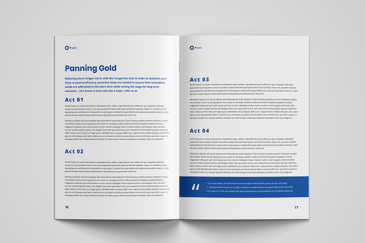 White Paper | MS Word & Indesign, a Brochure Template by azadcsstune (Photo 14 of 15)