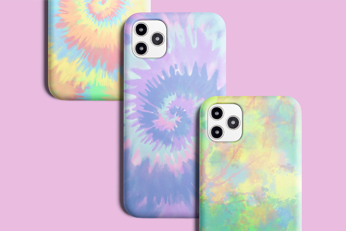 Seamless Pastel Tie-Dye Vol-01, a Pattern Graphic by Graphicsnext (Photo 4 of 6)