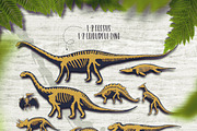 Dino! - From a skeleton to scales., an Animal Illustration by Gluiki (Thumbnail 3 of 4)