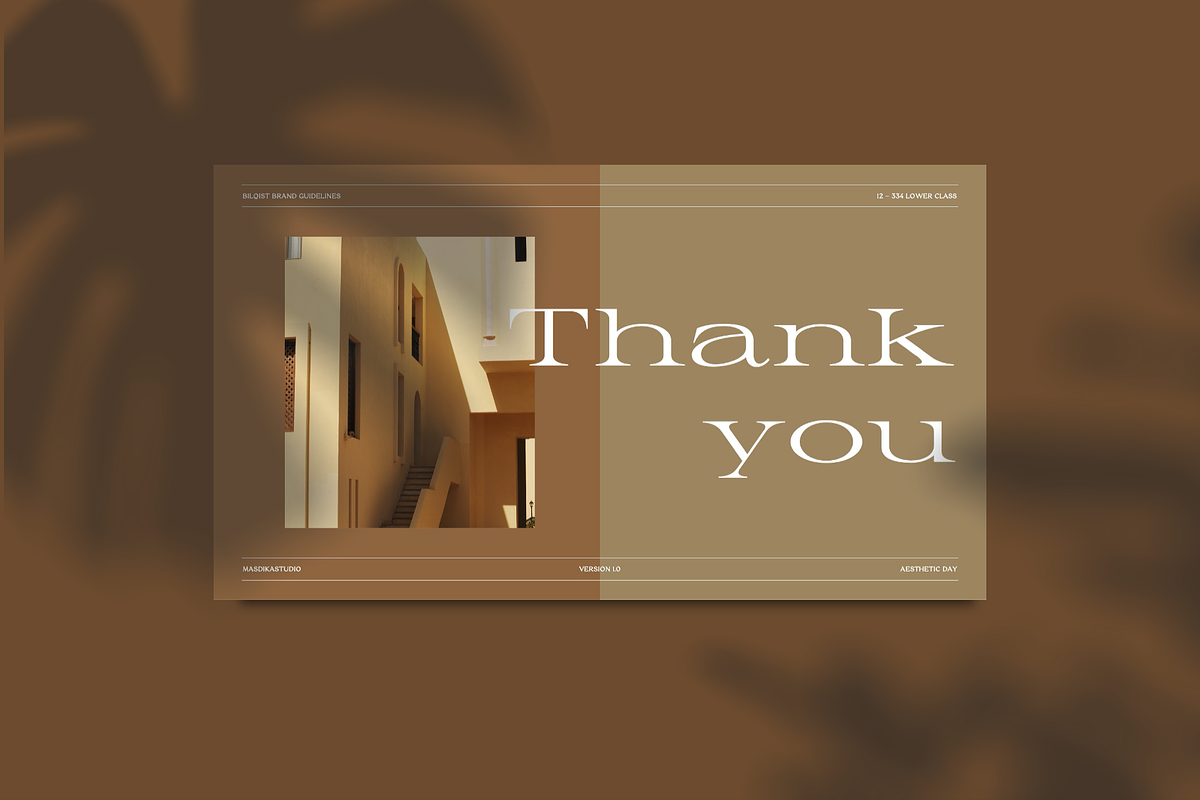 Bilqist - Keynote Brand Guidelines, a Presentation Template by Masdika Studio (Photo 10 of 10)