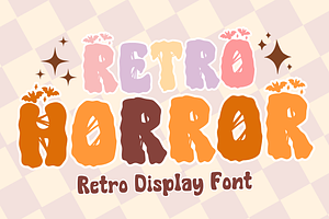 Retro Horror Is A Halloween Font