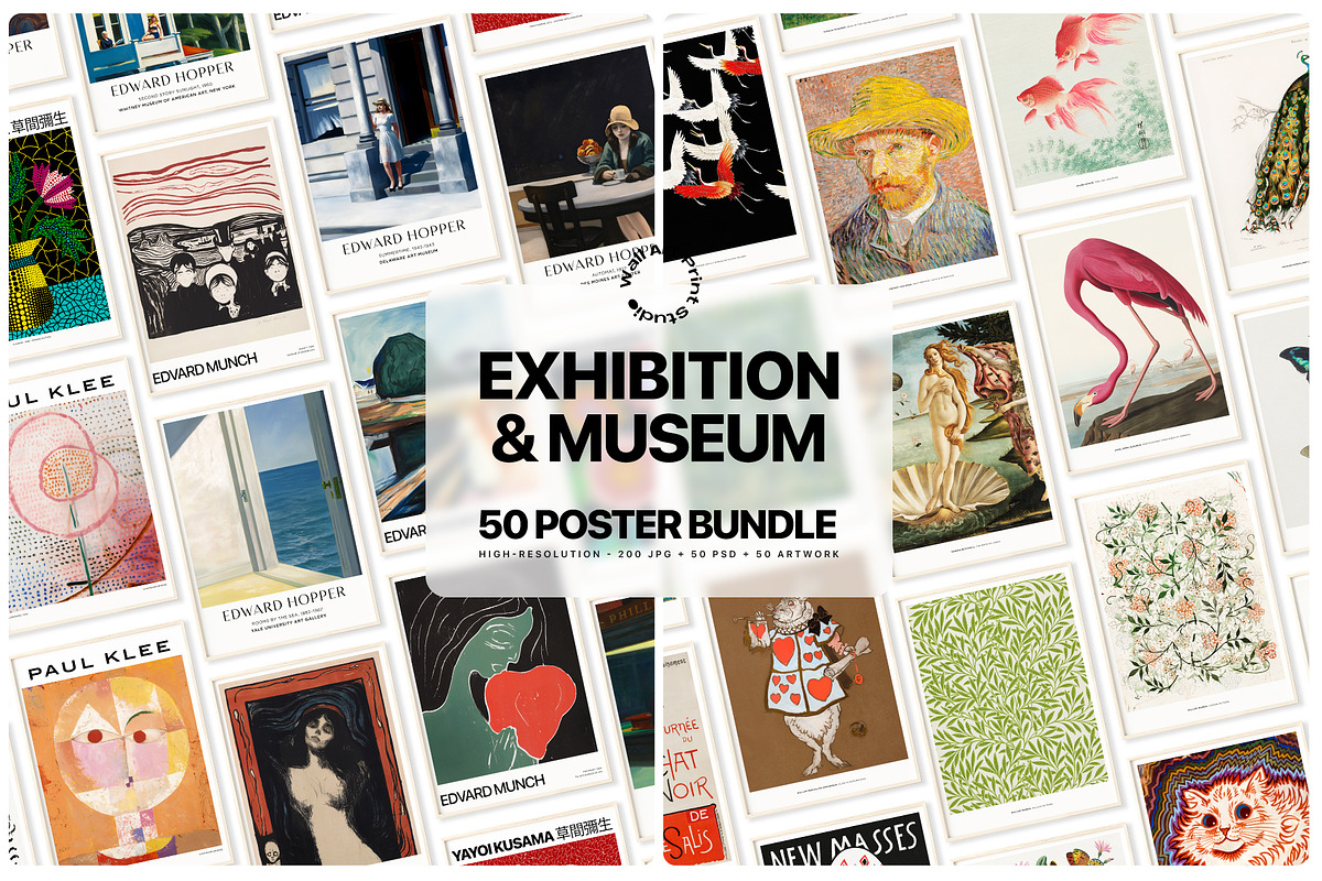 Exhibition Art Bundle 1, a Graphic by Wall Art Print Studio (Photo 1 of 54)
