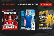 Football Match Day Instagram Post, a Social Media Template by Jiwstudio (Thumbnail 3 of 4)
