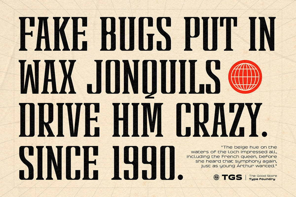 Retroristic Typeface, a Serif Font by The Good Store (Photo 7 of 11)