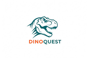Dino Quest Logo, a Branding & Logo Template by Logocreative