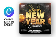 2026 Happy New Year Flyer Template, a Flyer Template by Artonix (Thumbnail 2 of 3)