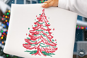 Christmas Line Art Png - Tree, an Illustration by SinaCreation (Thumbnail 1 of 7)