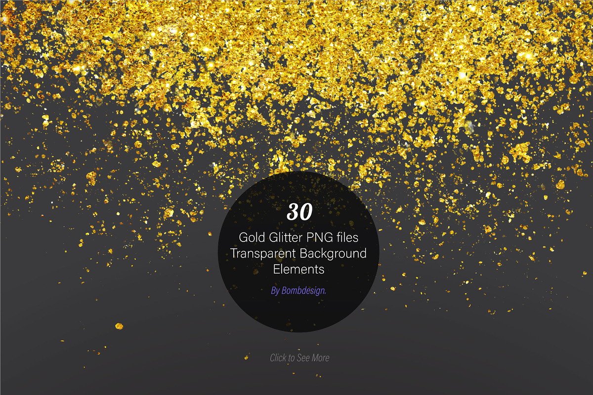 Gold Glitter, a Wallpaper Graphic by BomSymbols (Photo 2 of 5)