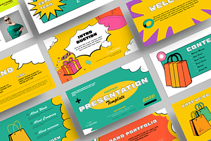 Portfolio Presentation Template, a Presentation Template by MightyDesign
