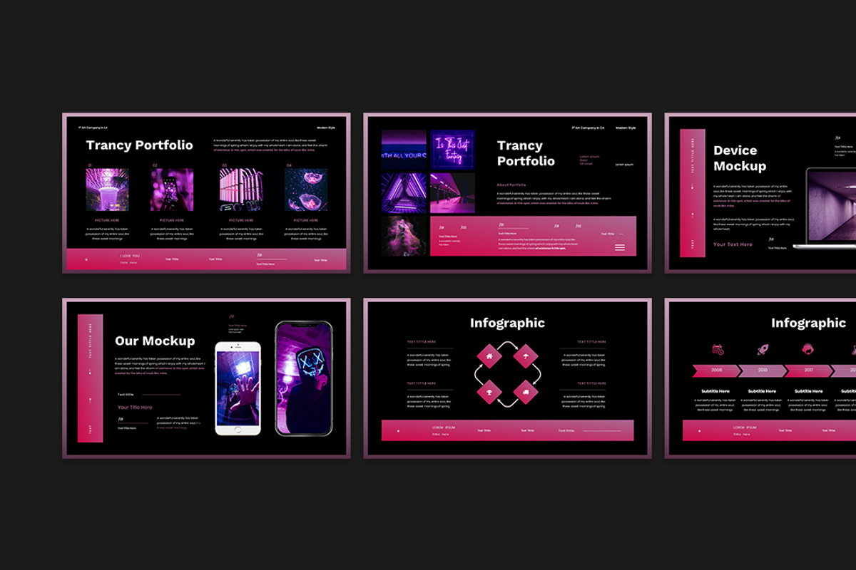 Trancy Presentation Template, a Presentation Template by Analogous Temp (Photo 4 of 5)