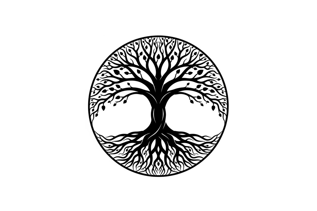 Tree of Life Circle SVG Bundle, an Illustration by Gfx_Store (Photo 34 of 50)