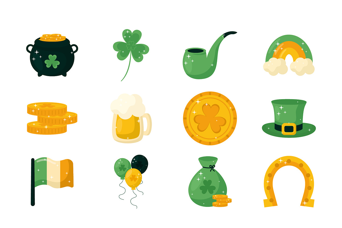 St. Patrick’s Day Illustration Set