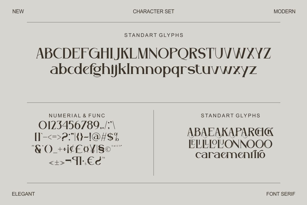 Arilinia, a Serif Font by Kenrichi (Photo 3 of 11)