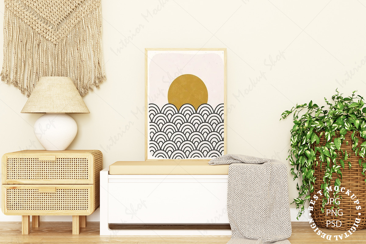 Art Print Mockup Interior, a Print Template by Mockup Shop (Photo 4 of 4)