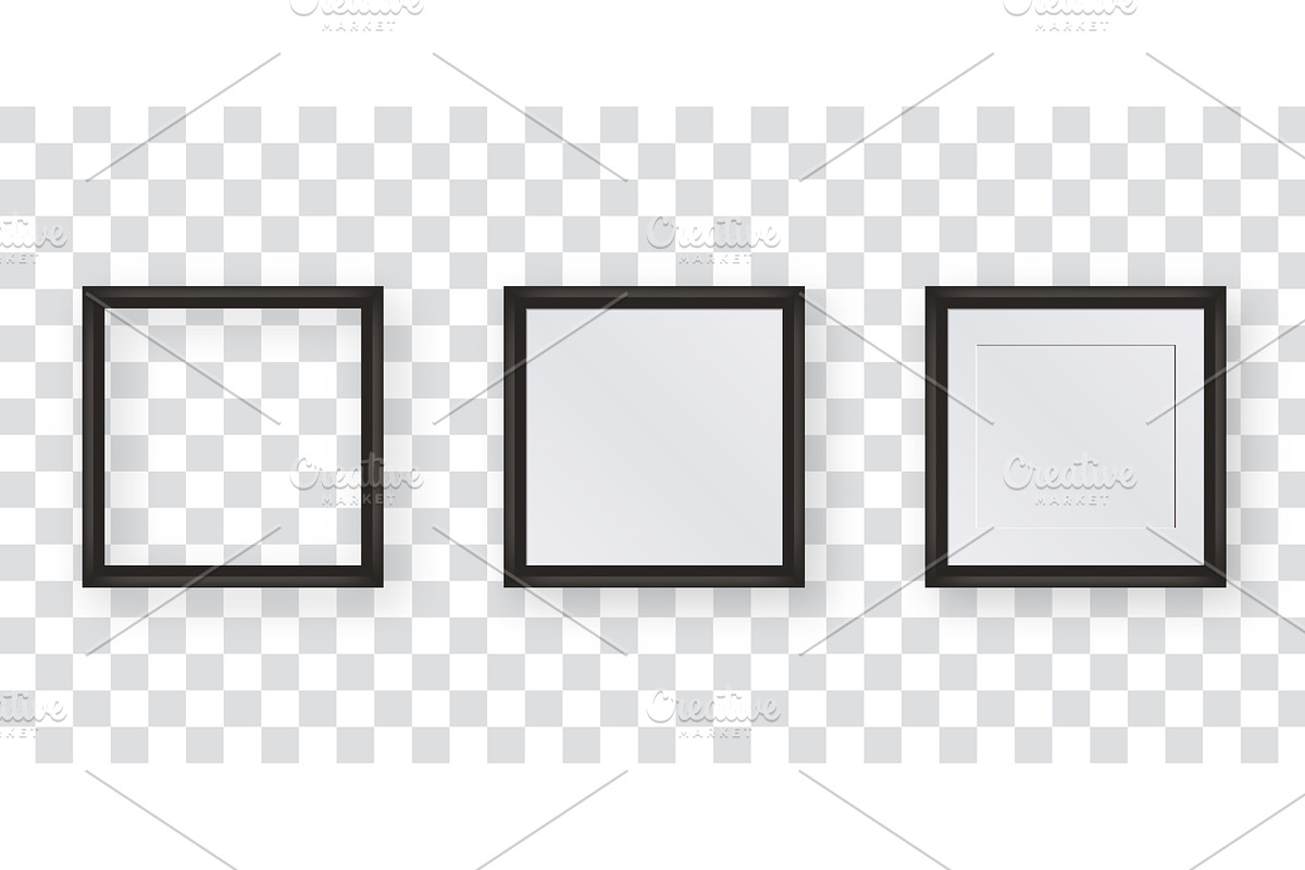 Template of photo or picture frame, an Object Illustration by Vector Creator