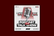Podcast Social Media Post Bundle, a Social Media Template by Saman Osama (Thumbnail 5 of 12)