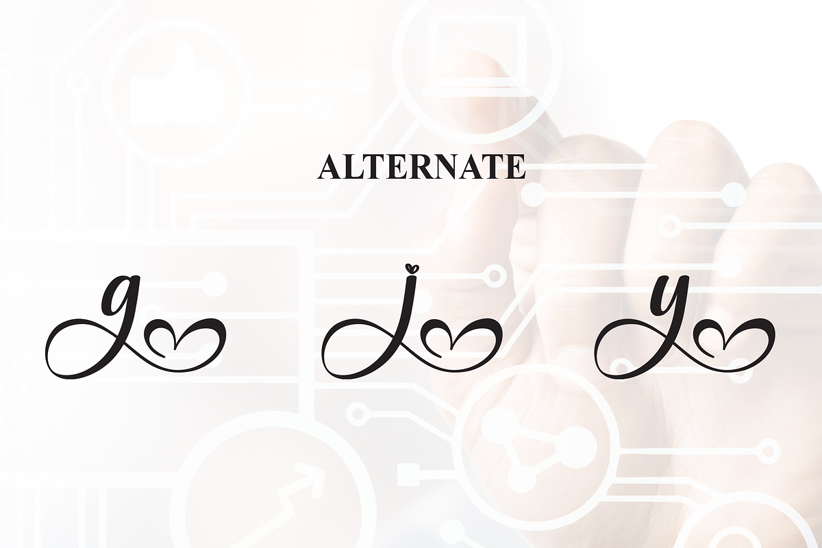 Digital | Script Font, a Handwritten Font by Scratchones (Photo 8 of 9)