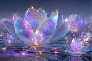 A breathtaking array of translucent, an Abstract Photo by ZinetroN