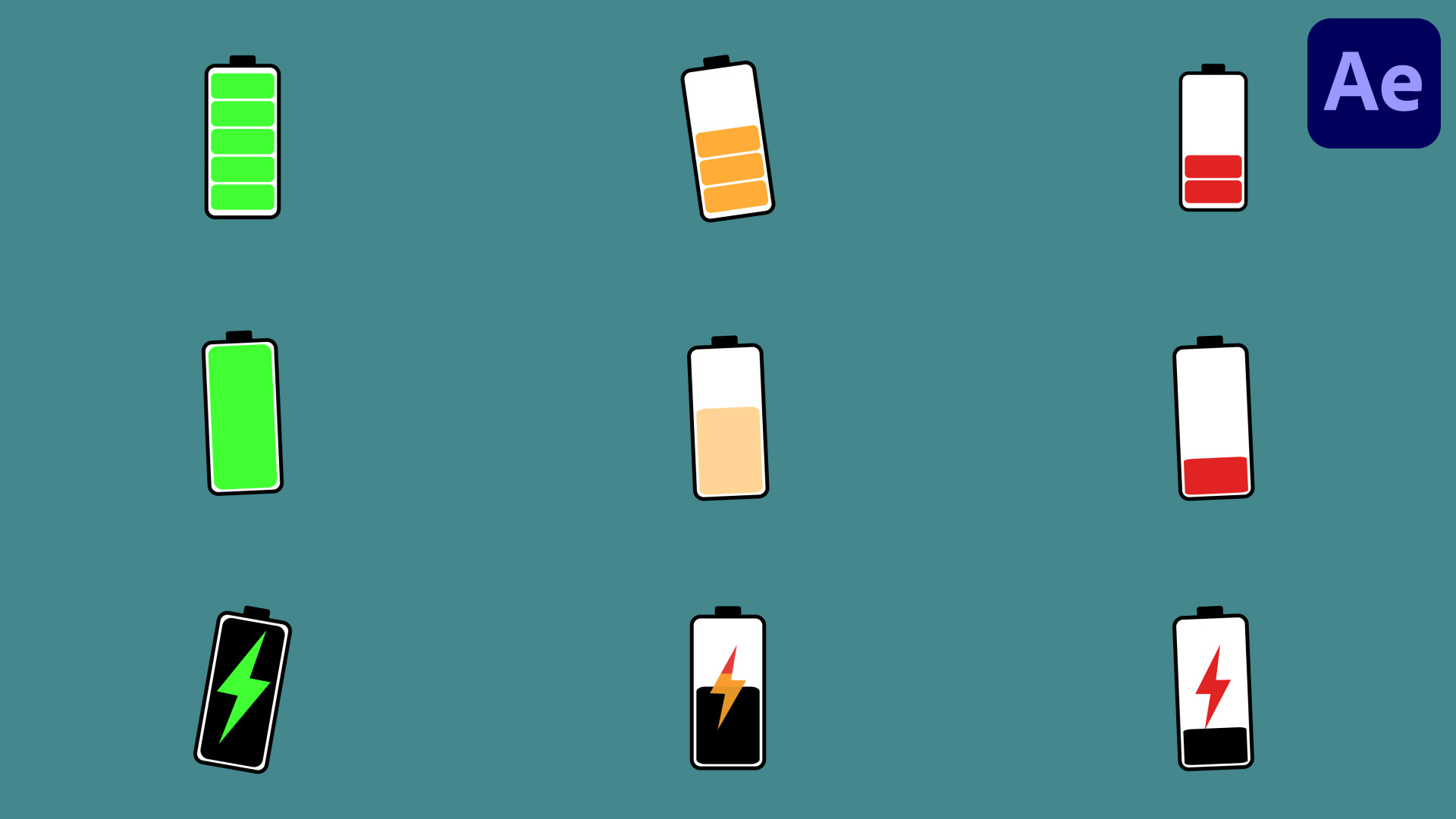 Battery Levels | After Effects