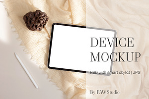 Device Mockup Tablet iPad, a Product Mockup by PawMockups