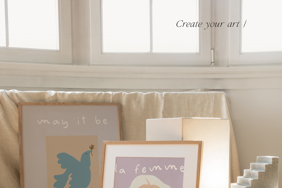GALLERY WALL Modern Posters, a Decorative Illustration by Lana Elanor (Photo 11 of 13)