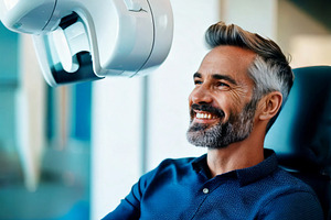 Confident patient at eye checkup digital illustration, a Person Photo by DanFLCreativo