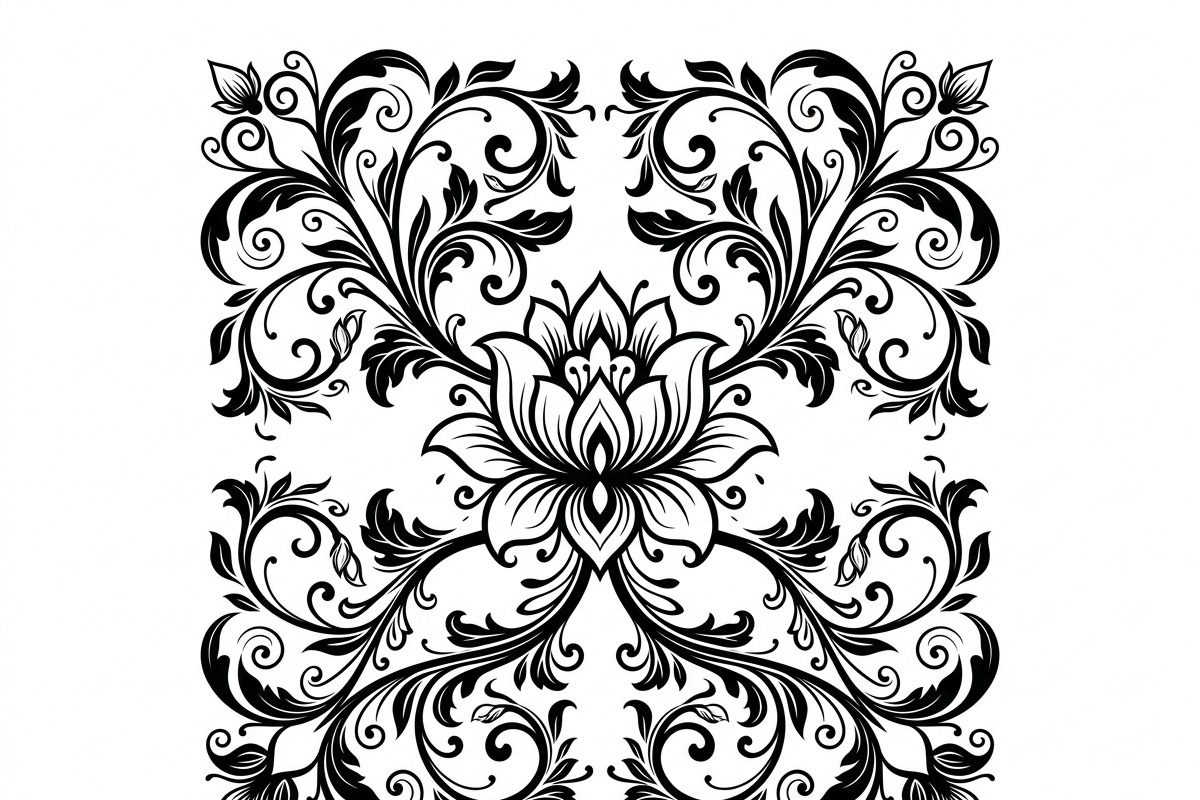 50 Elegant Floral Ornament Bundle, a Decorative Illustration by Amazin_art (Photo 36 of 42)