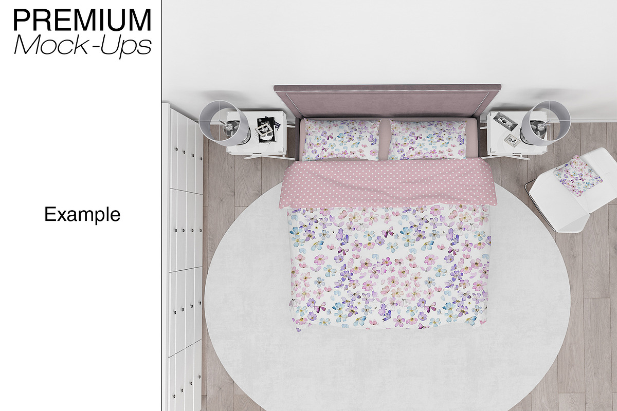 Bedding Mockups - Duvet Sheet Shams, a Product Mockup by mock-ups (Photo 11 of 22)