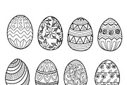 Happy Easter coloring page, an Object Graphic by Somjai King (Thumbnail 9 of 16)