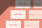 Swirl Pattern Buisness Card, a Business Card Template by wavebreak (Thumbnail 1 of 2)