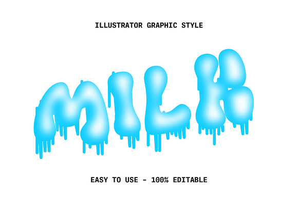 Drippy Rounded Text Effect preview 3