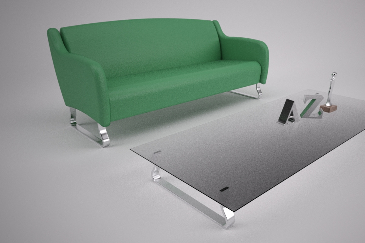 Sofa No.3 With coffee table, a Furniture 3D Model by kjpargeterimages (Photo 1 of 2)