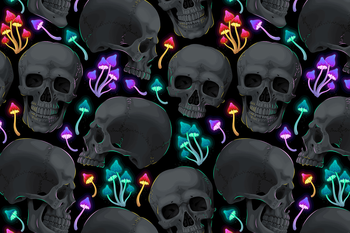 Delusion Pattern, a Pattern Graphic by GreyLilac (Photo 2 of 3)