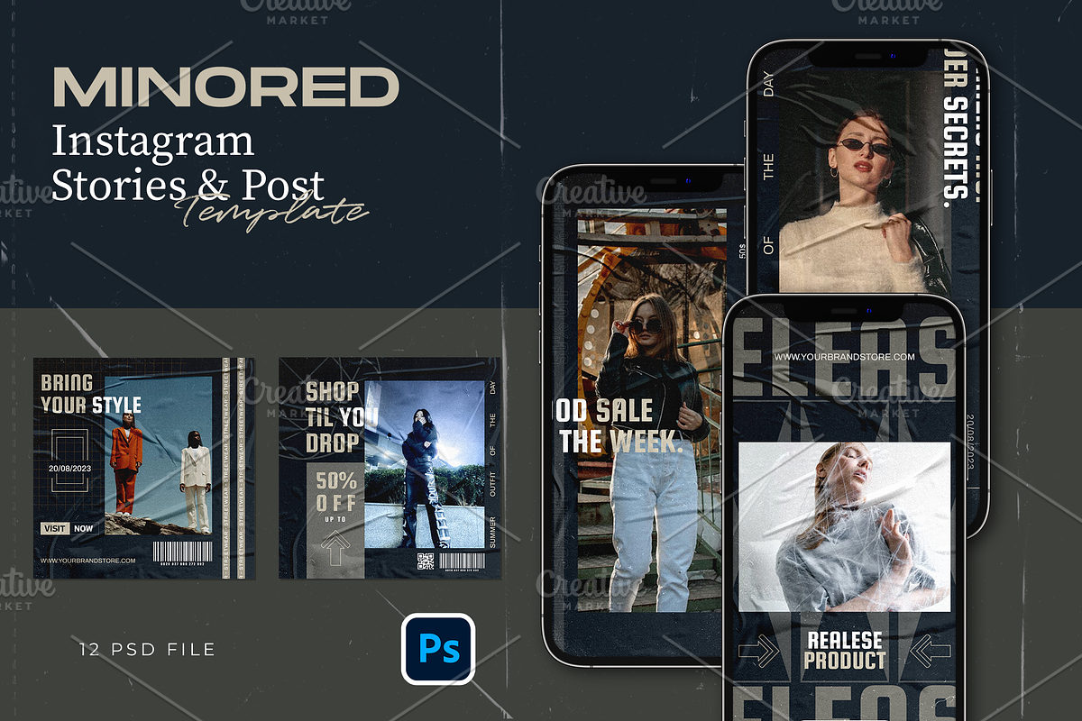 Hype Instagram Template - Minored, a Social Media Template by Gibcreat (Photo 1 of 4)