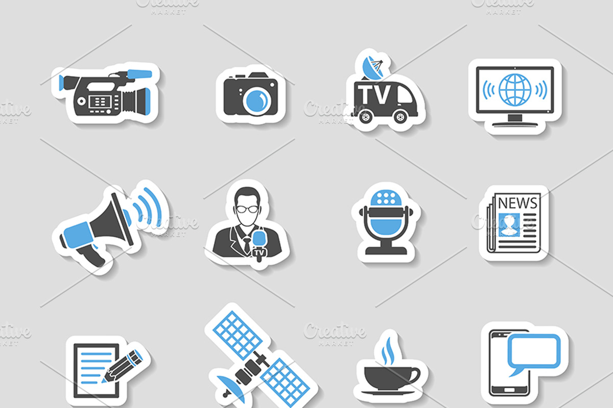 News and Media Concepts, a Technology Illustration by TAlex (Photo 2 of 6)