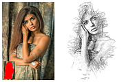 Scribble Pen Sketch - PS Action, an Action Add-On by A R T M A R T (Thumbnail 5 of 10)