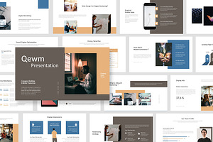 Qewm : Growth Strategy Keynote, a Presentation Template by Punkl Camp