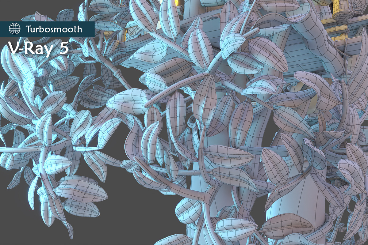 Subdivision&LowPoly fairy tree house, an Architecture 3D Model by Cute & 3D (Photo 8 of 28)