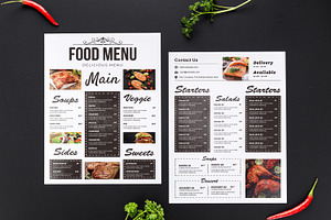 Delicious Food Menu Design