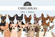 Chihuahua Vector Clip Art Bundle, an Illustration by Putnam Road Art (Thumbnail 1 of 3)