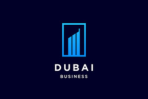 Dubai Skyilne Building Real Estate, a Branding & Logo Template by funpixel