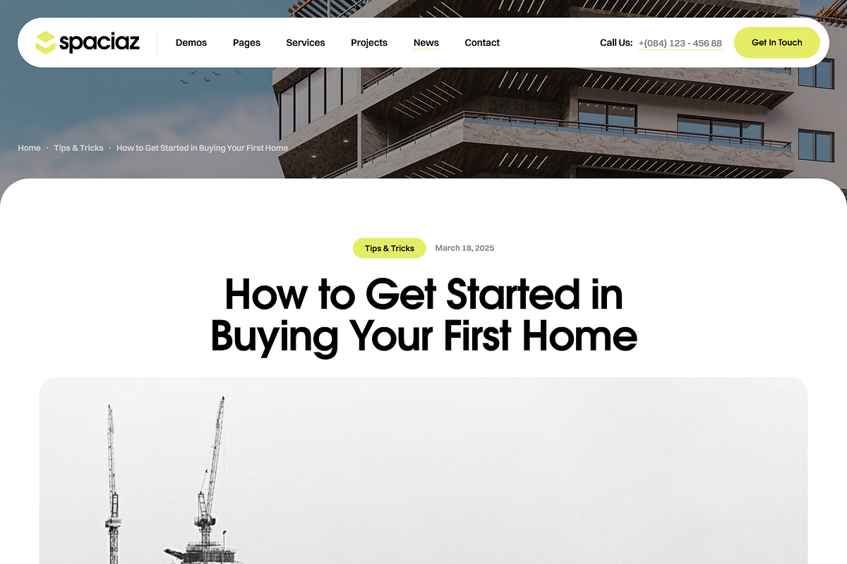 Real Estate & Construction Group, a WordPress Template by Design Spade (Photo 7 of 11)