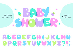 Baby Alphabet and Lettering